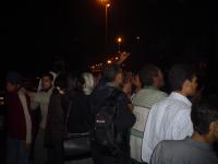 مظاهرة أمام قسم امبابة