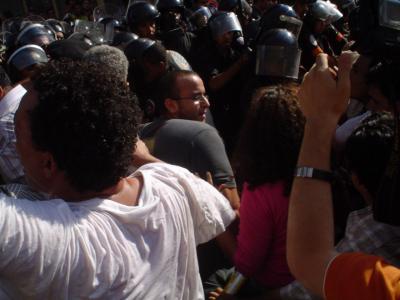 pushing security barrier