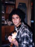 Alaa plays the bass