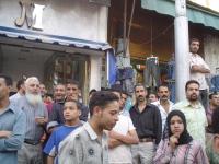 Shubraweya watching the 1st march: 2