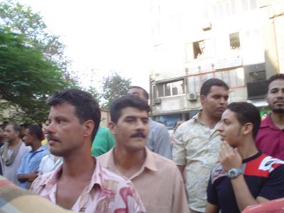 Shubraweya watching the first march